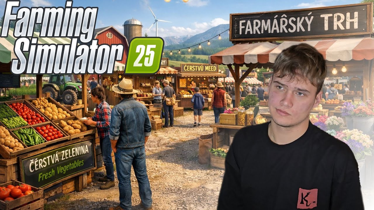 🌽 Prodej ovoce, zeleniny a hub | Farming Simulator 25 – 9. díl