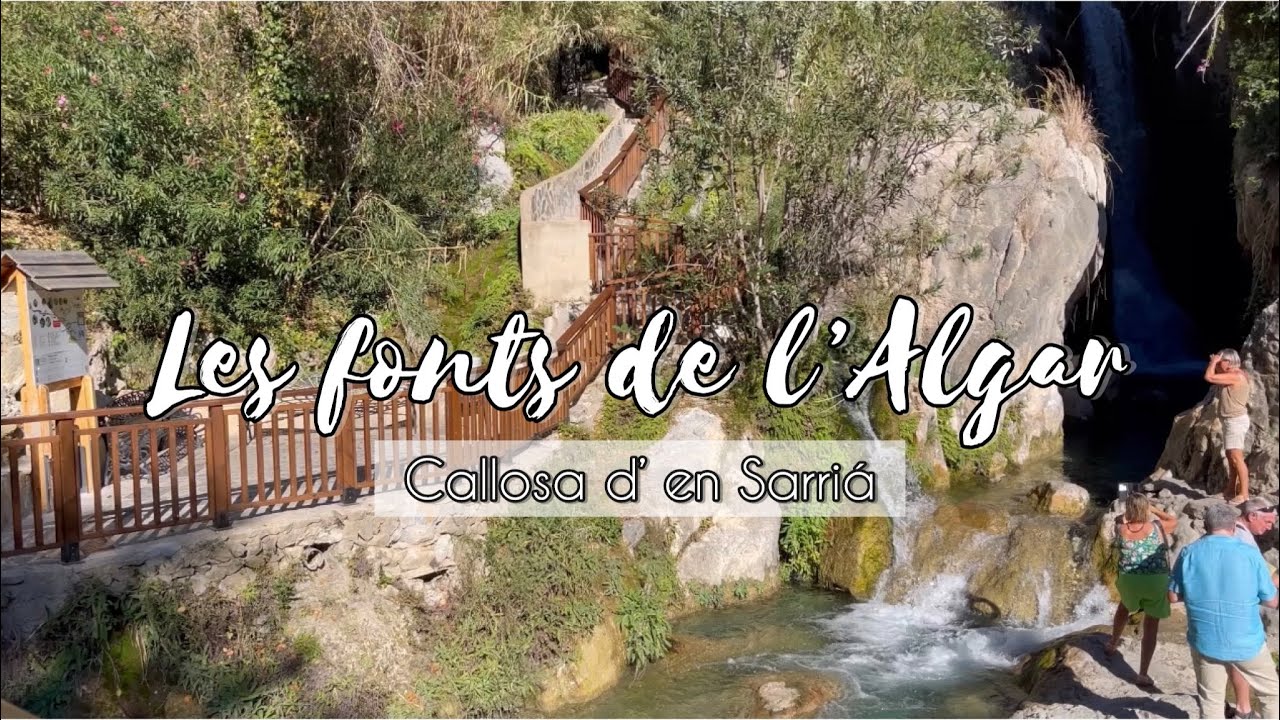 LAS FUENTES DEL ALGAR EN ALICANTE , Vlog Recorrido  🥾 👙 
