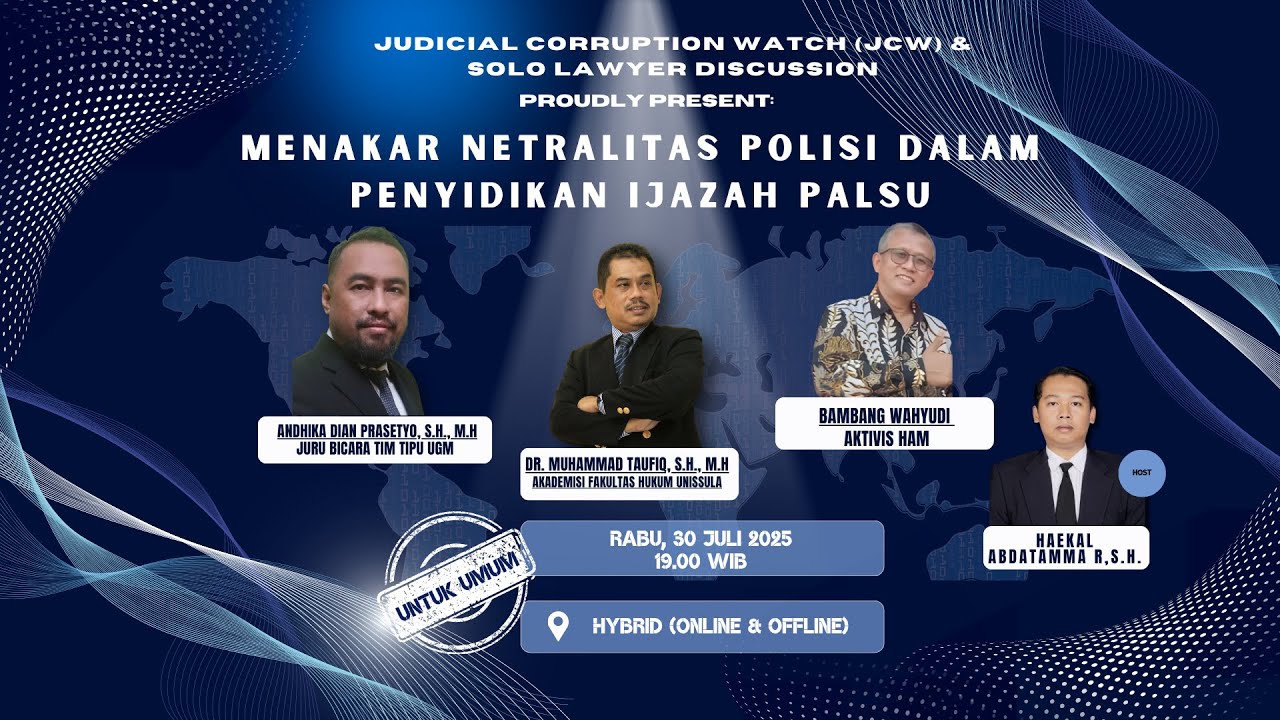 MENAKAR NETRALITAS POLISI DALAM PENYIDIKAN IJASAH PALSU
