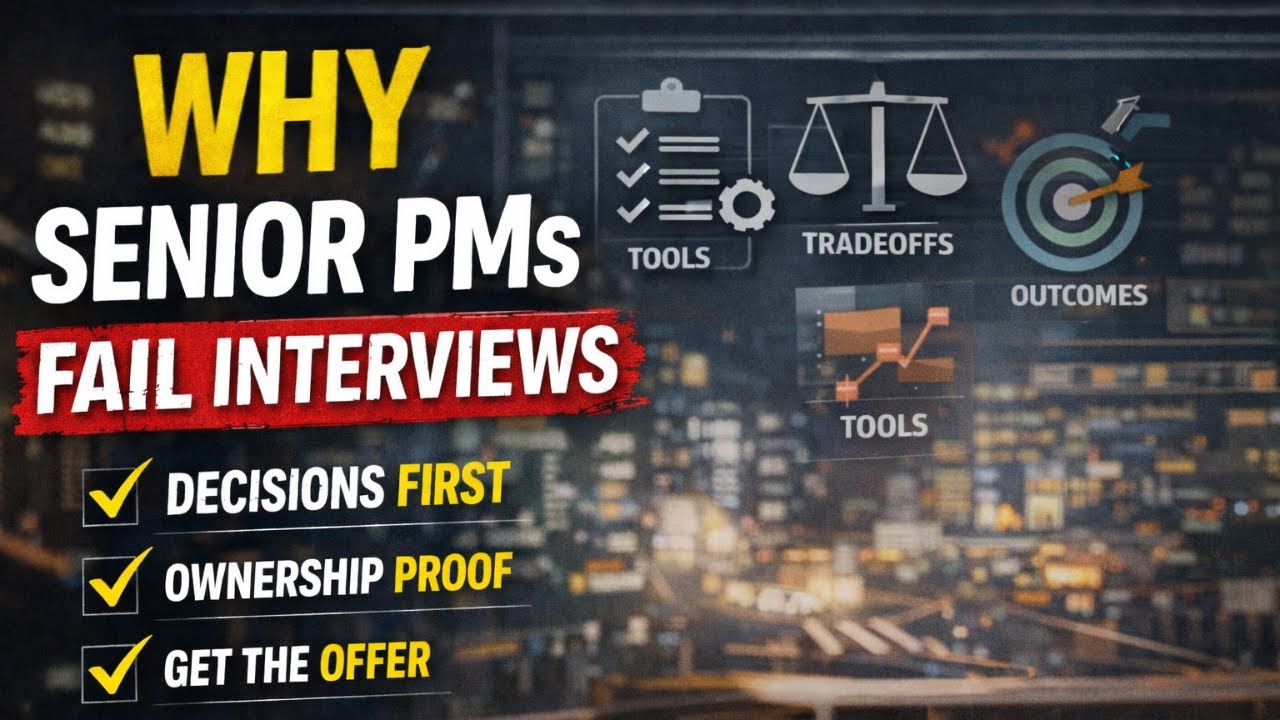 Senior PM Interview Masterclass: Sound Like an Owner, Not a Tool-Runner