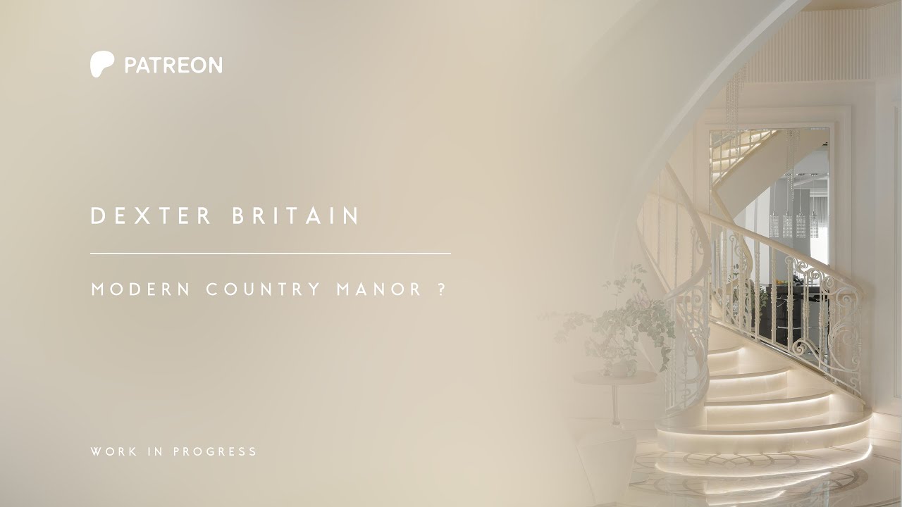 Work I Progress - Modern Country Manor NAME THIS PIECE