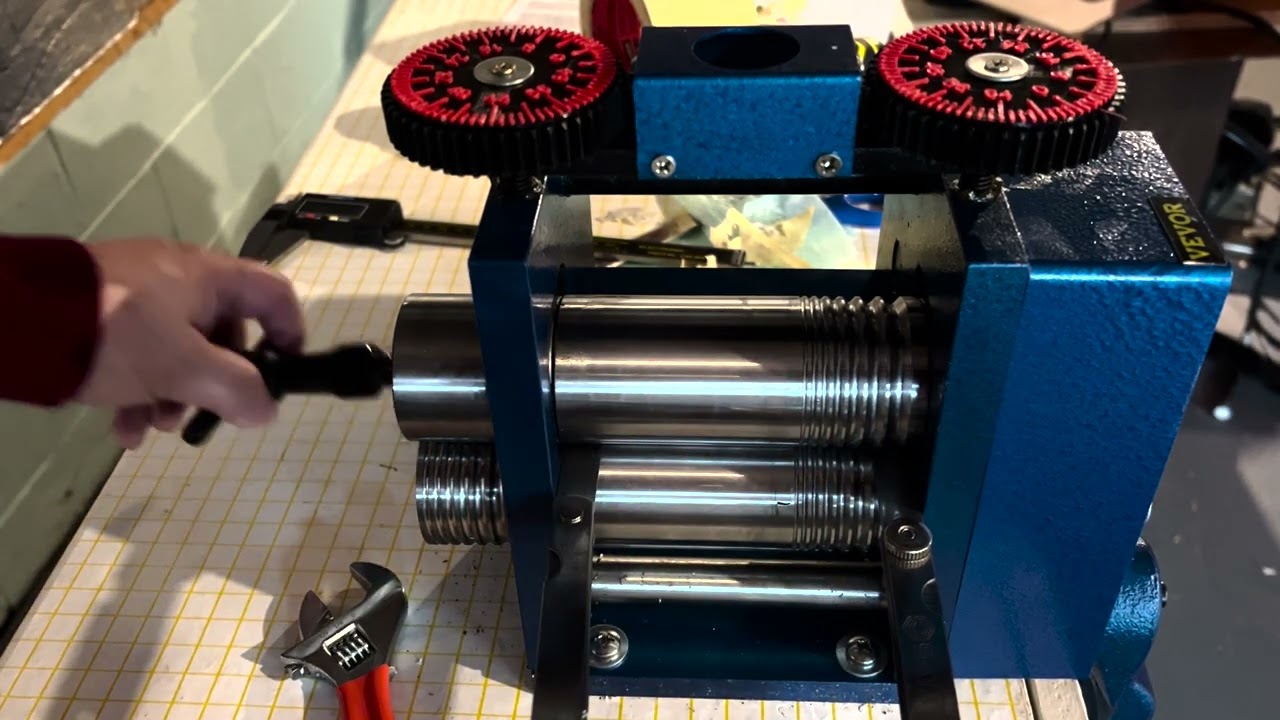 Proper Rolling Mill Setup -- Calibration-- Making the rollers parallel