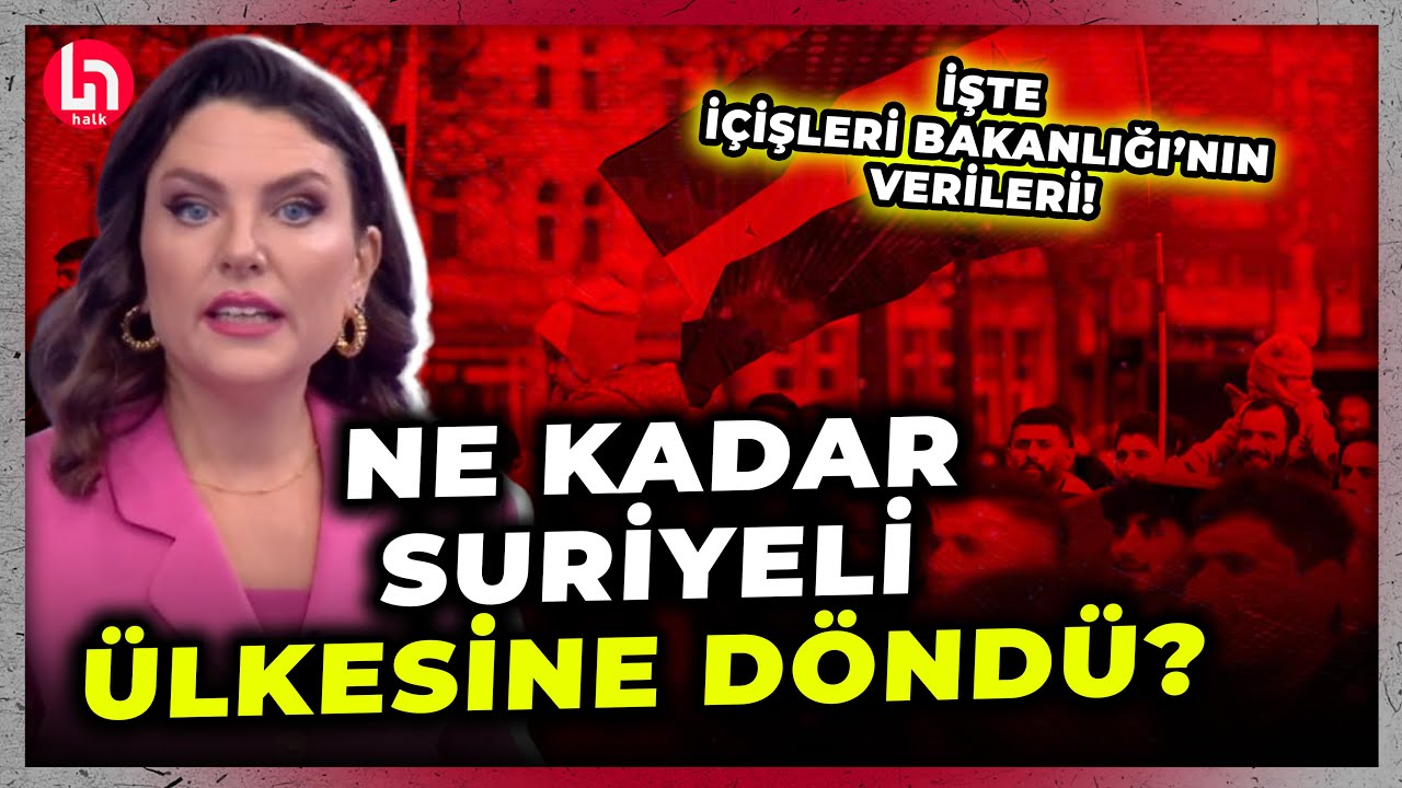 Türkiye'deki Suriyelilerin ne kadarı ülkesine döndü? İşte son veriler: Ece Üner anlattı...