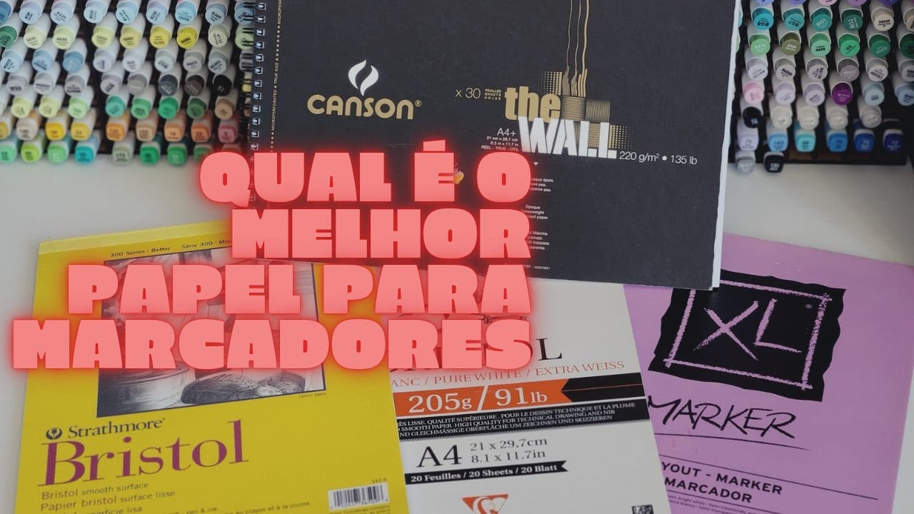 O Melhor Papel para usar com Marcadores à base de álcool - Copic, Ohuhu, Touch