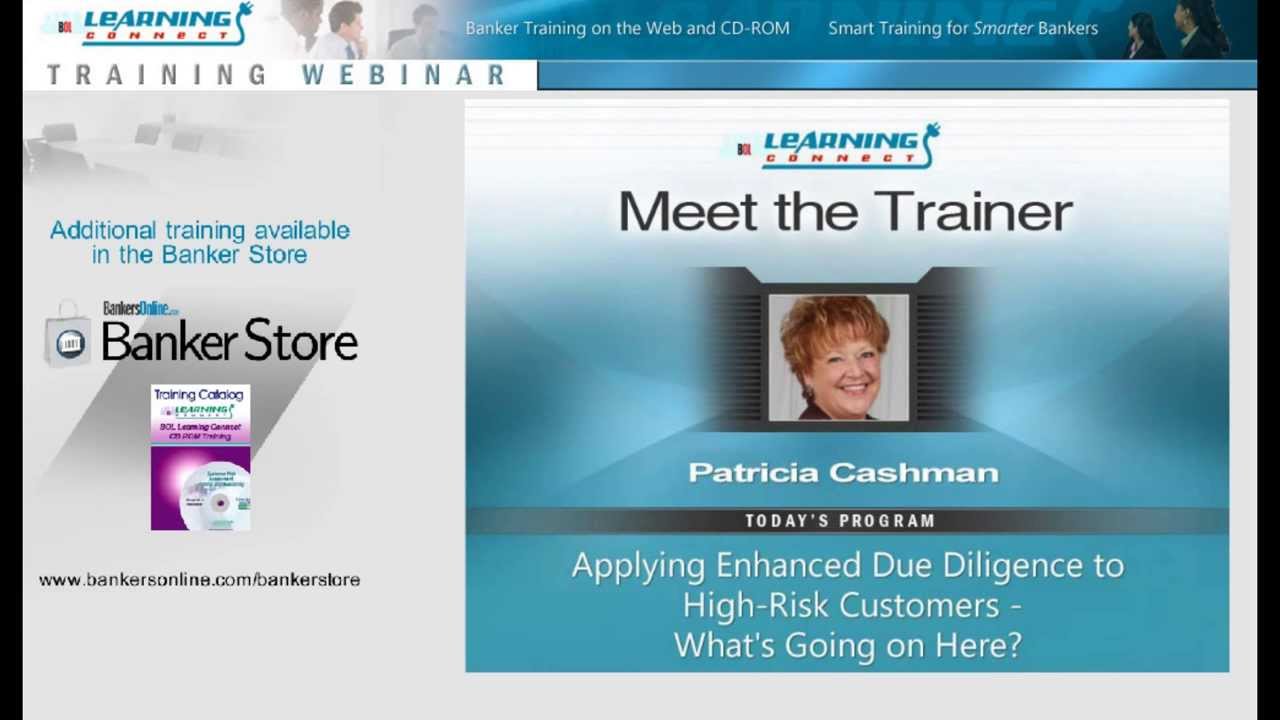 Applying Enhanced Due Diligence to High Risk Customers   What's Going Here sample