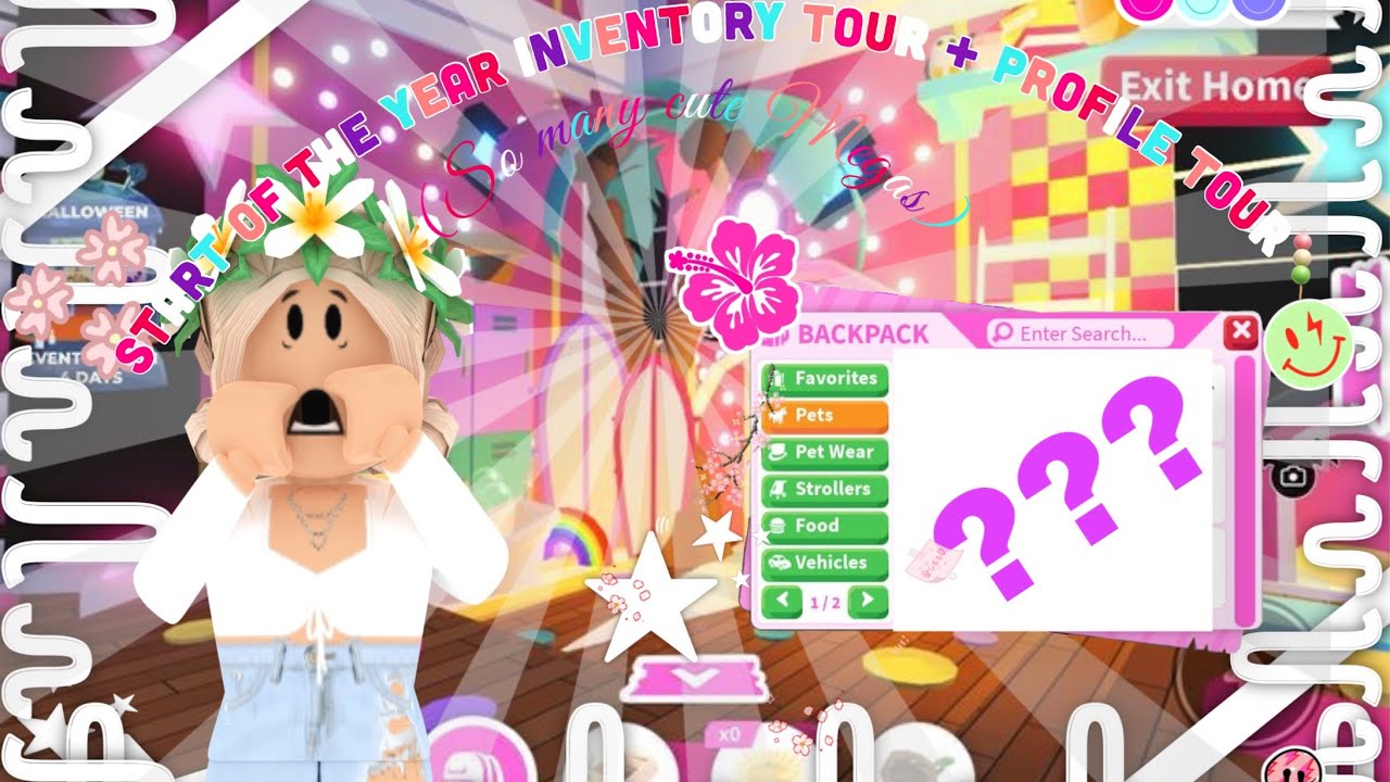 Start of the year inventory tour+ profile tour (so many cute megas 💗)💗🍡🍬💫🌷🌸💞🍭🐈