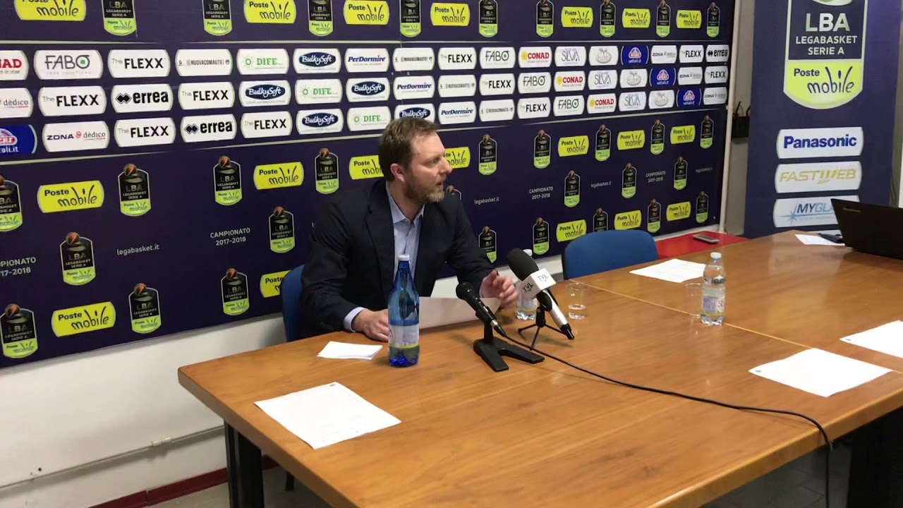 Devis Cagnardi commenta Pistoia - Grissin Bon