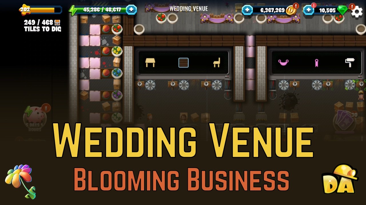 Wedding Venue - #7 Blooming Business - Diggy's Adventure