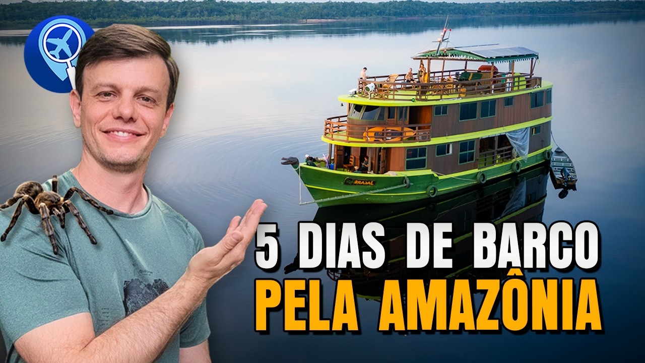 Como é fazer uma expedição de barco pela Amazônia