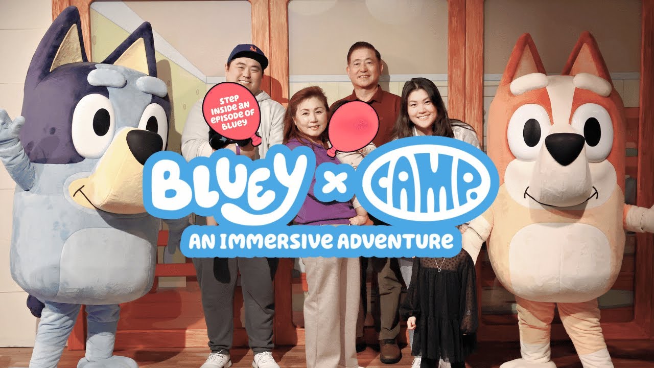 Пойдём со мной к Блюи домой! Видеоблог Bluey x CAMP, полный опыт | обзор, мысли и небольшой перелёт