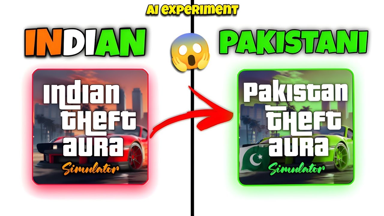 AI Ne Indian Theft Auto Simulator Ko Pakistan Version Mein Convert Kar Diya 😱