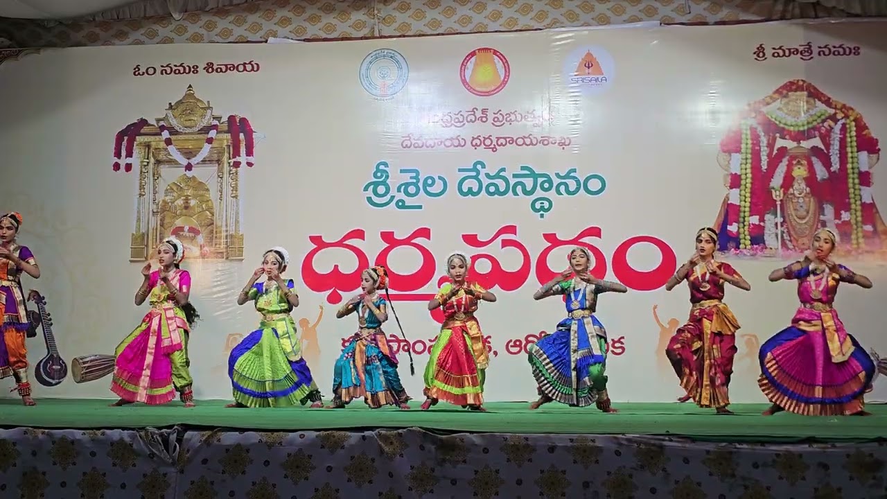 Yashu's Kuchupudi performance at Srisailam