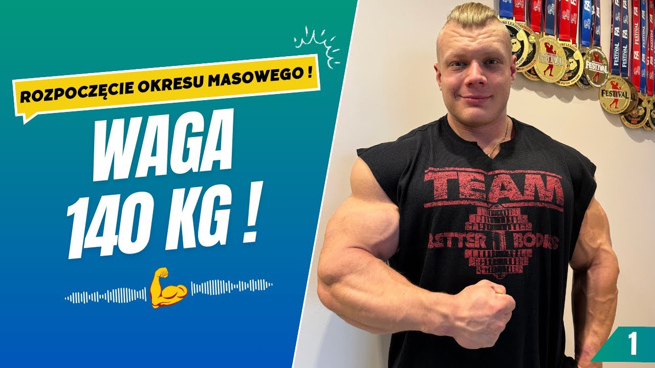 ROZPOCZĘCIE OKRESU MASOWEGO - 140 KG ||| TRENING PLECÓW !