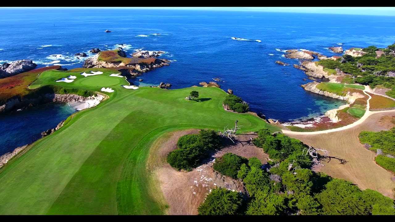 Pebble Beach, Spyglass Hill, Cypress Point, Spanish Bay & MPCC Golf on 17 Mile Drive at Carmel Ca 4K