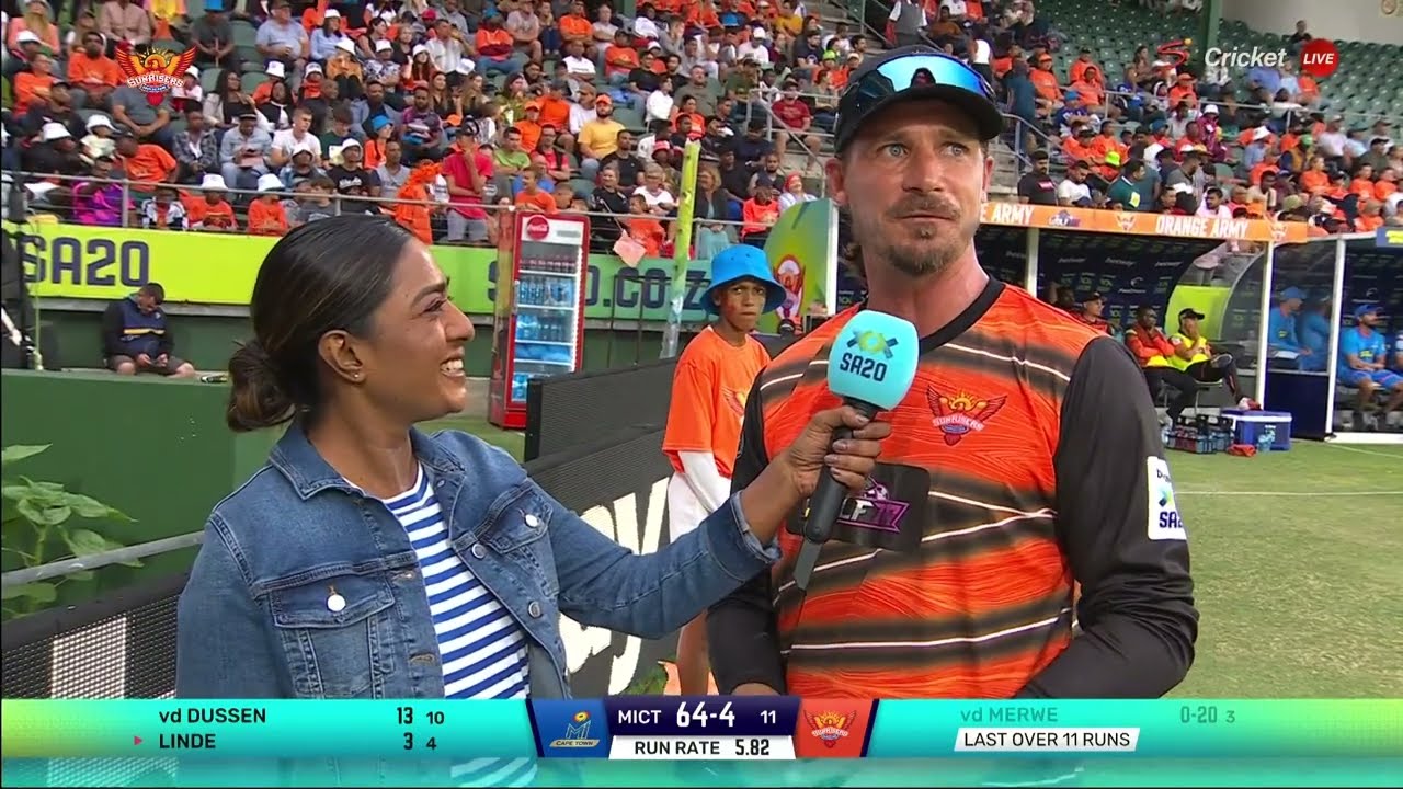 #SECvMICT | 16 Jan 2023 | Dale Steyn on Aiden Markram