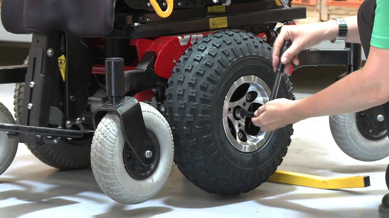 Frontier V6 All Terrain Wheel Change - Magic Mobility Power Chairs