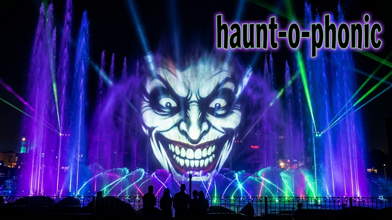 (Full) Haunt-O-Phonic: A Ghoulish Journey 2025 Fountain Show, HHN