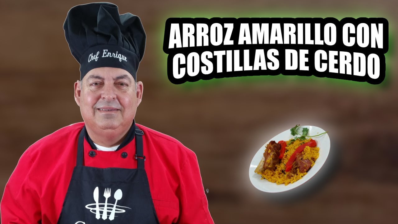 ARROZ AMARILLO CON COSTILLAS DE CERDO AHUMADA AL ESTILO DEL CHEF ENRIQUE!!!