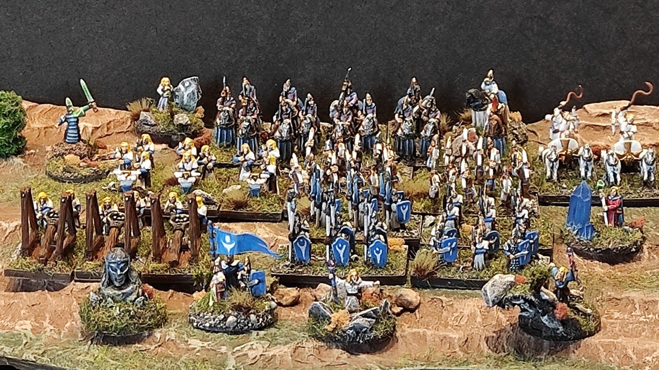 armée 10mm : les hauts elfes de chez Pendraken - Warmaster / Warband