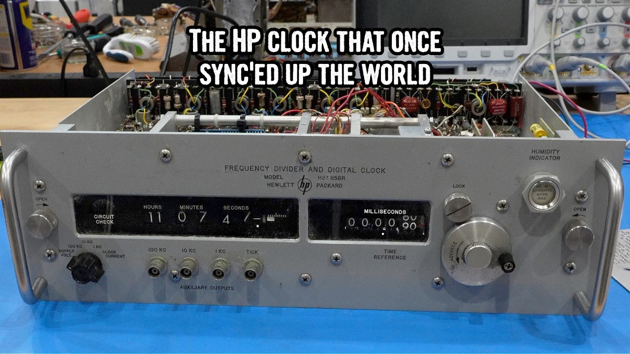 HP 115BR Divider and Clock - Part 1: The clock that once sync'ed the world