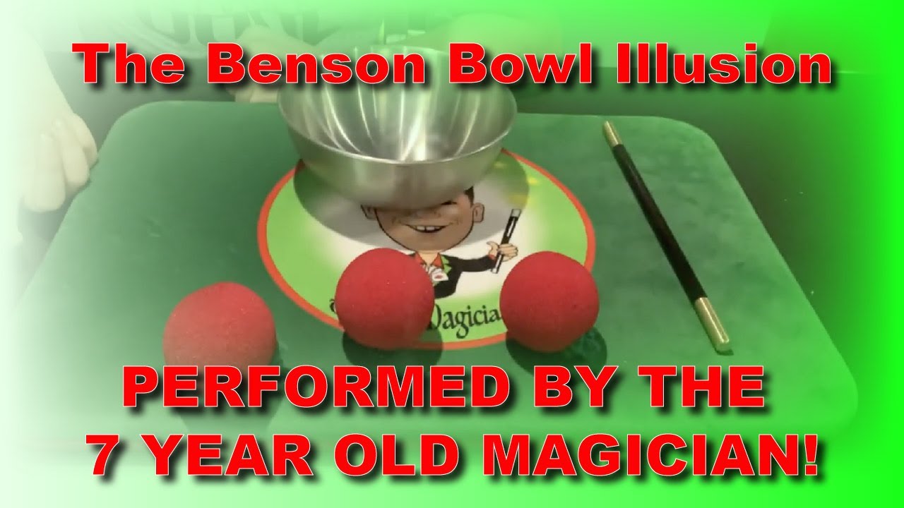 7 Year Old Magician Performs The Benson Bowl Illusion | Amazing Magic By The Young Magician