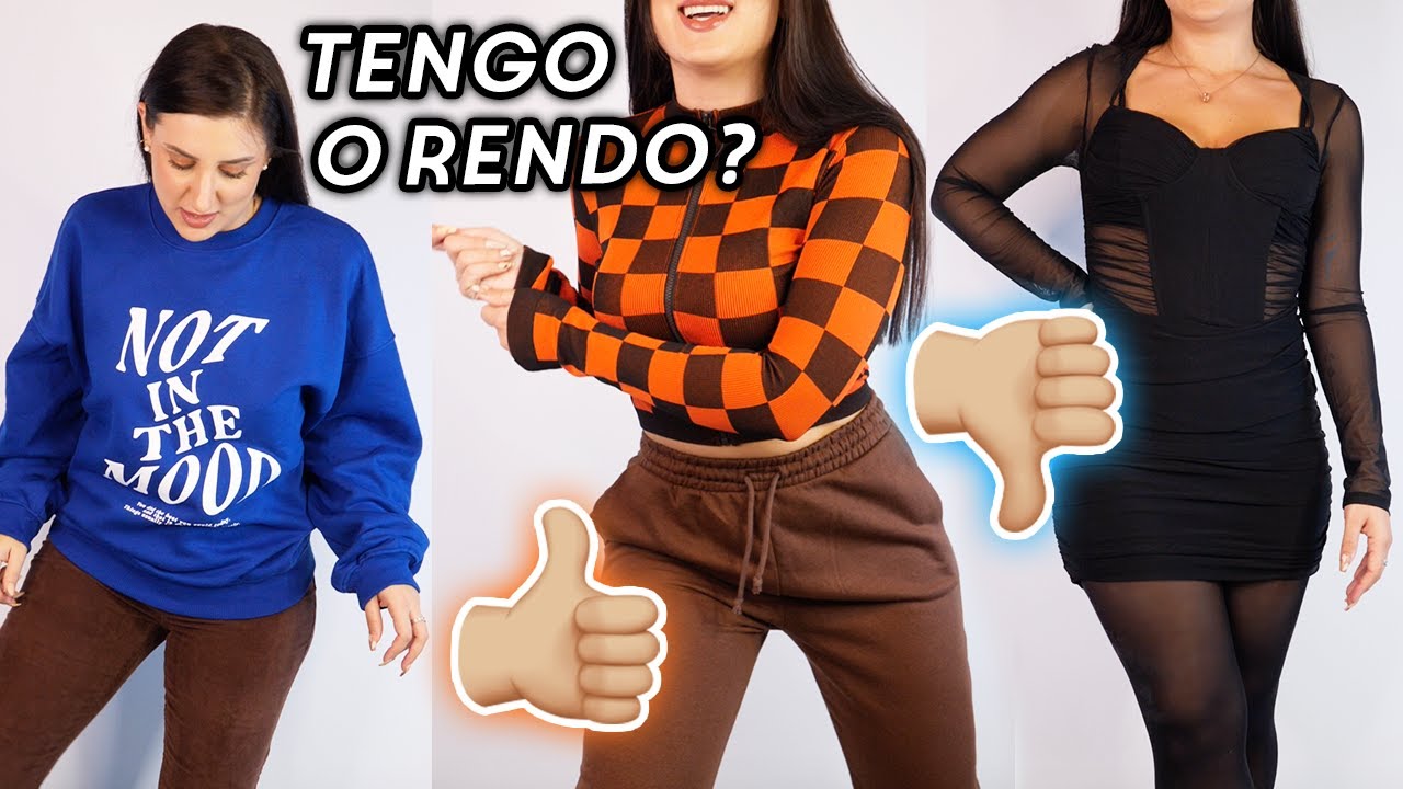 TENGO O RENDO? 👗👖👚 Zara, Bershka, Zalando TRY ON HAUL