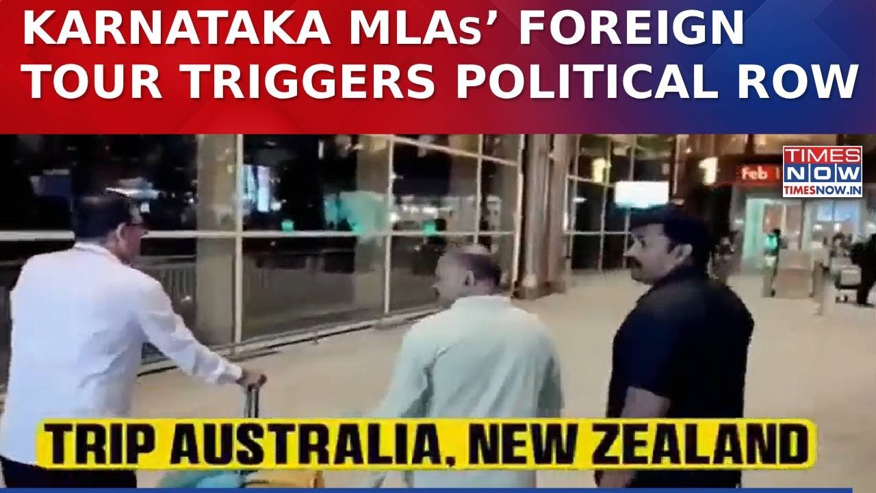 Karnataka MLAs&rsquo; Australia, New Zealand Tour Sparks Row Amid Fund Crunch, BJP Questions Timing