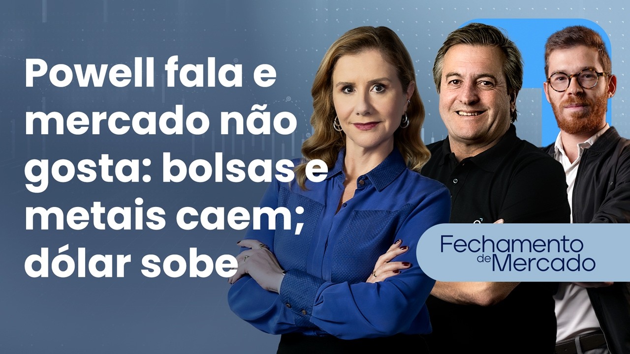🔴 18/03/26 Powell fala e mercado não gosta: bolsas e metais caem; dólar sobe | Fechamento de mercado