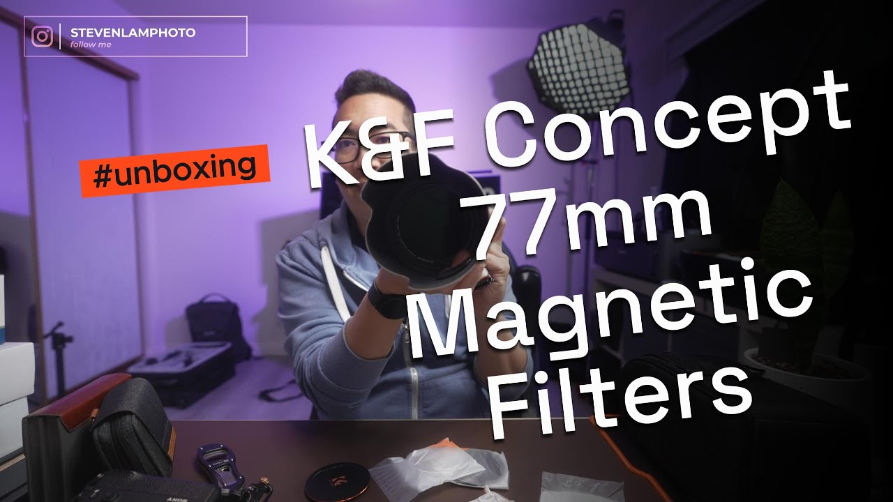K&F Concept 77mm Magnetic ND Filters - Unboxing