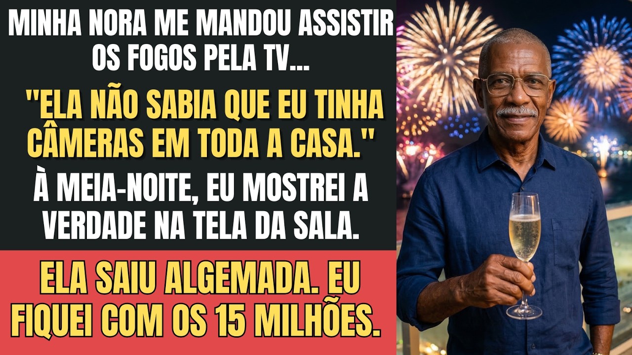 MINHA NORA ME MANDOU SUBIR PARA ASSISTIR À QUEIMA DE FOGOS, E TODOS RIRAM ATÉ DAR MEIA-NOITE...