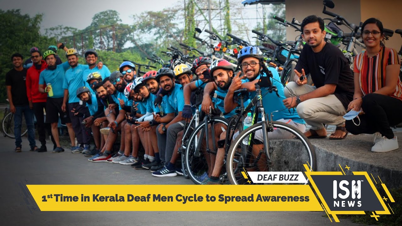 1st Time in Kerala Deaf Men Cycle to Spread Awareness