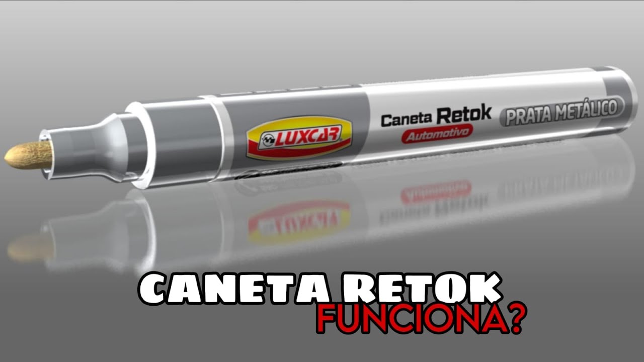 CANETA TIRA RISCO RETOK LUXCAR FUNCIONA? TESTE COMPLETO!