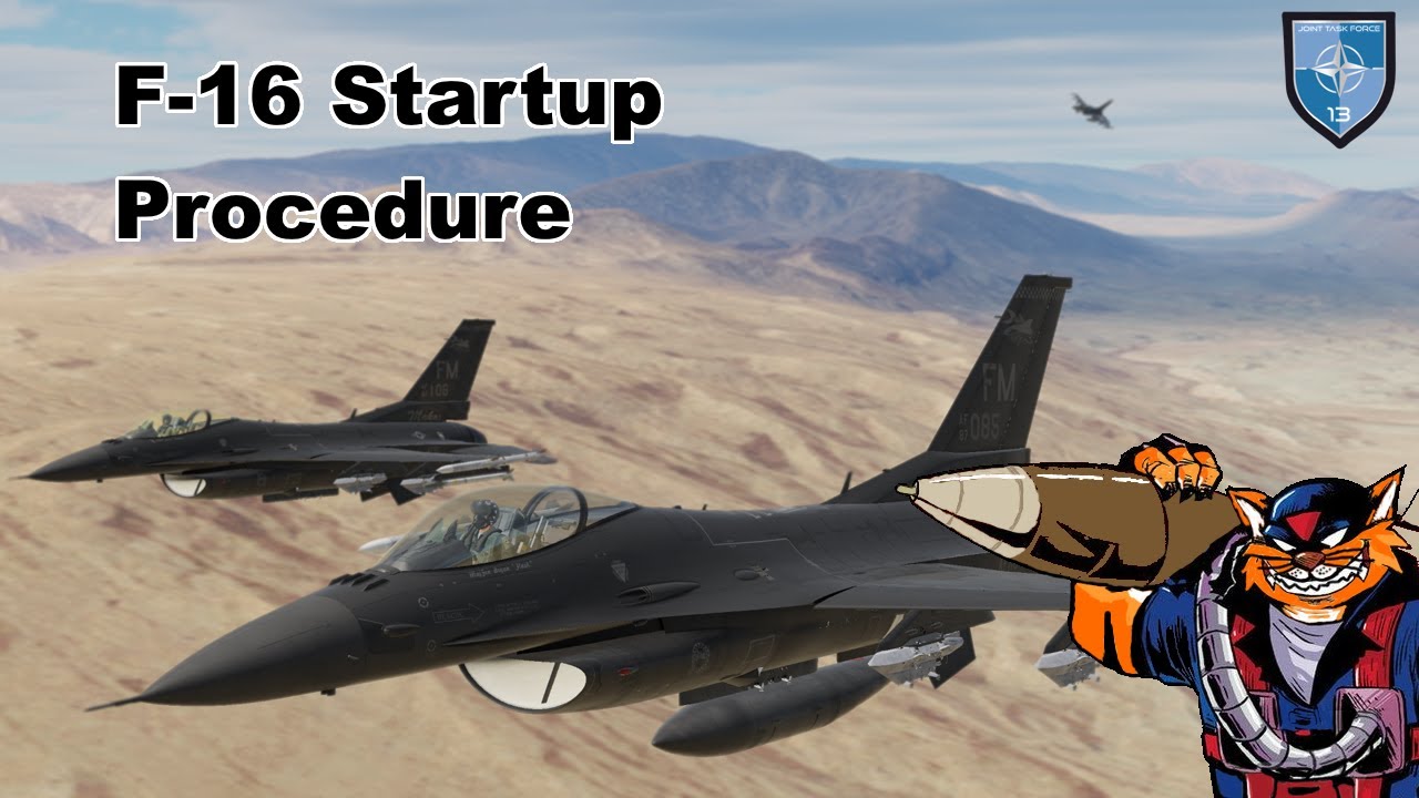 How to startup the F16 in DCS World