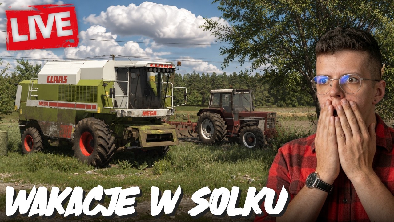 LIVE🔴ULTRA REALISTYCZNE GRANIE w FS25 z WIDZAMI pod KONIEC WAKACJI | !HOLY