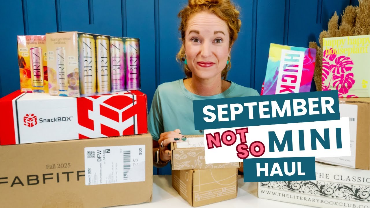 the Not So Mini Haul - Oops I Did it Again Unboxing 😂