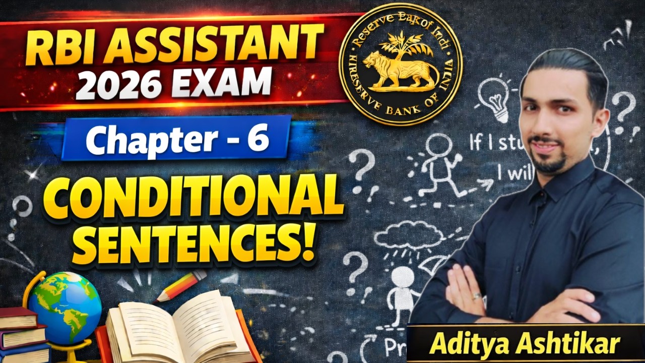 RBI Assistant 2026 | COMPLETE CONDITIONALS IN ONE SHOT | By Aditya Ashtikar