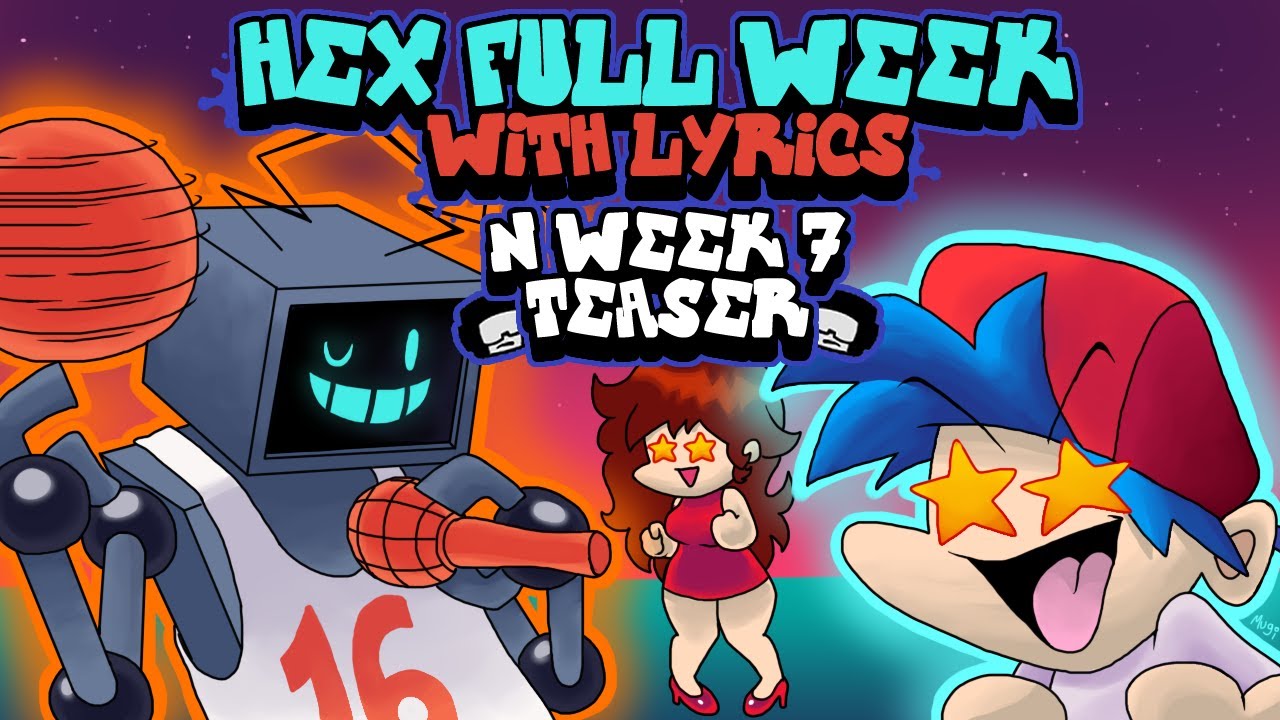Hex WITH LYRICS + WEEK 7 TEASER By RecD - Friday Night Funkin' THE MUSICAL (Lyrical Cover)