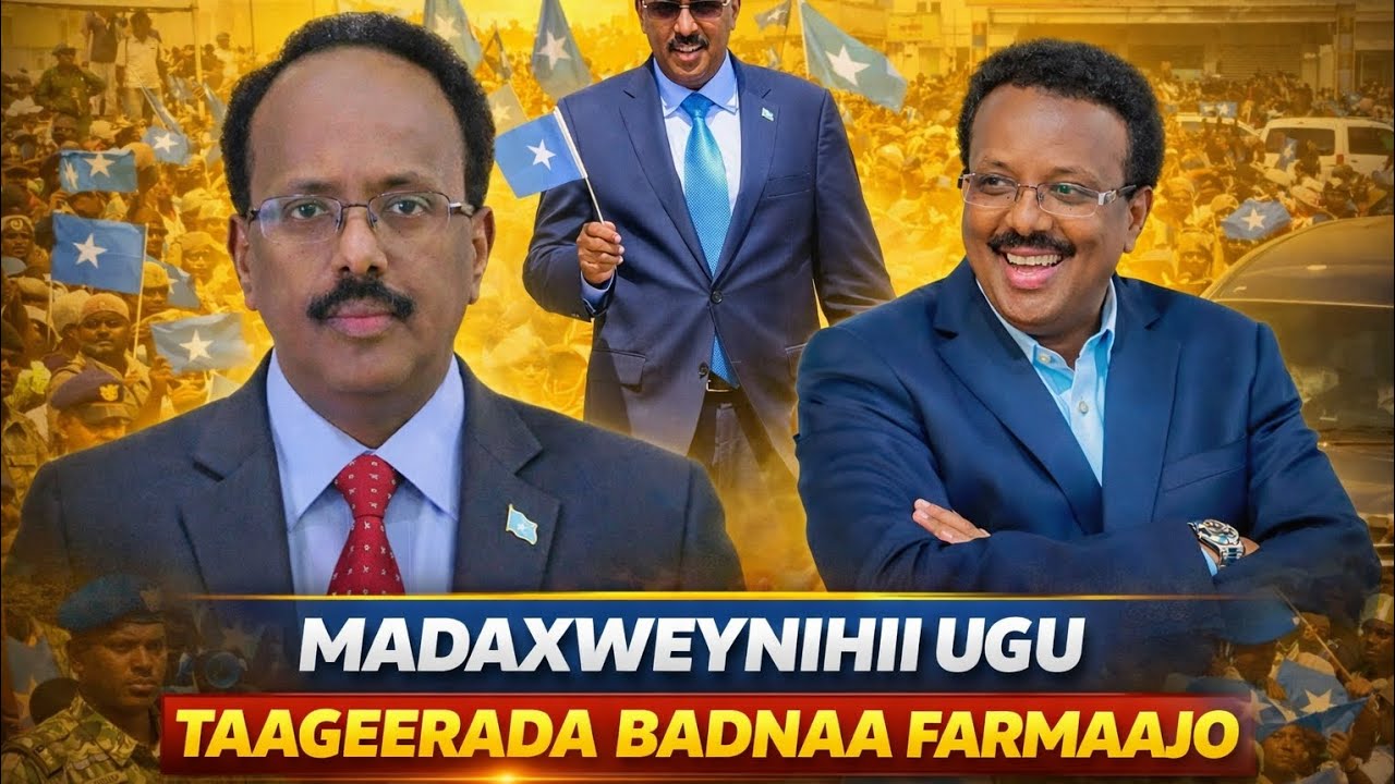 MAXAY FARMAAJO DADKU UU JECELYIHIIN UNA TAAGEERAN  ] WAX KA OGOW 