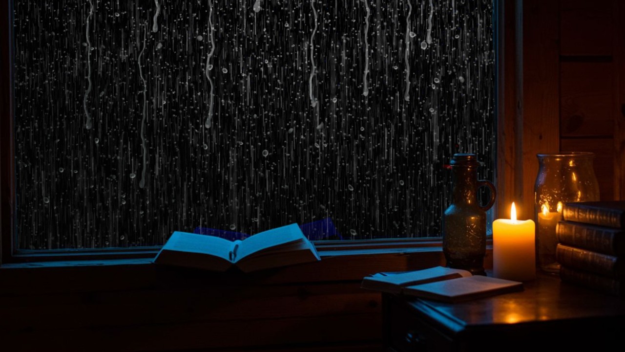🔴 You’ll Be Asleep in Minutes 🌧️ Heavy Rain, Thunder & Night Ambience for Perfect Sleep