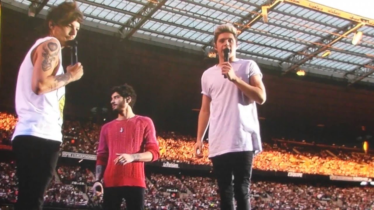20 juin concert stade de france niall chante alouette et dit aller les bleu