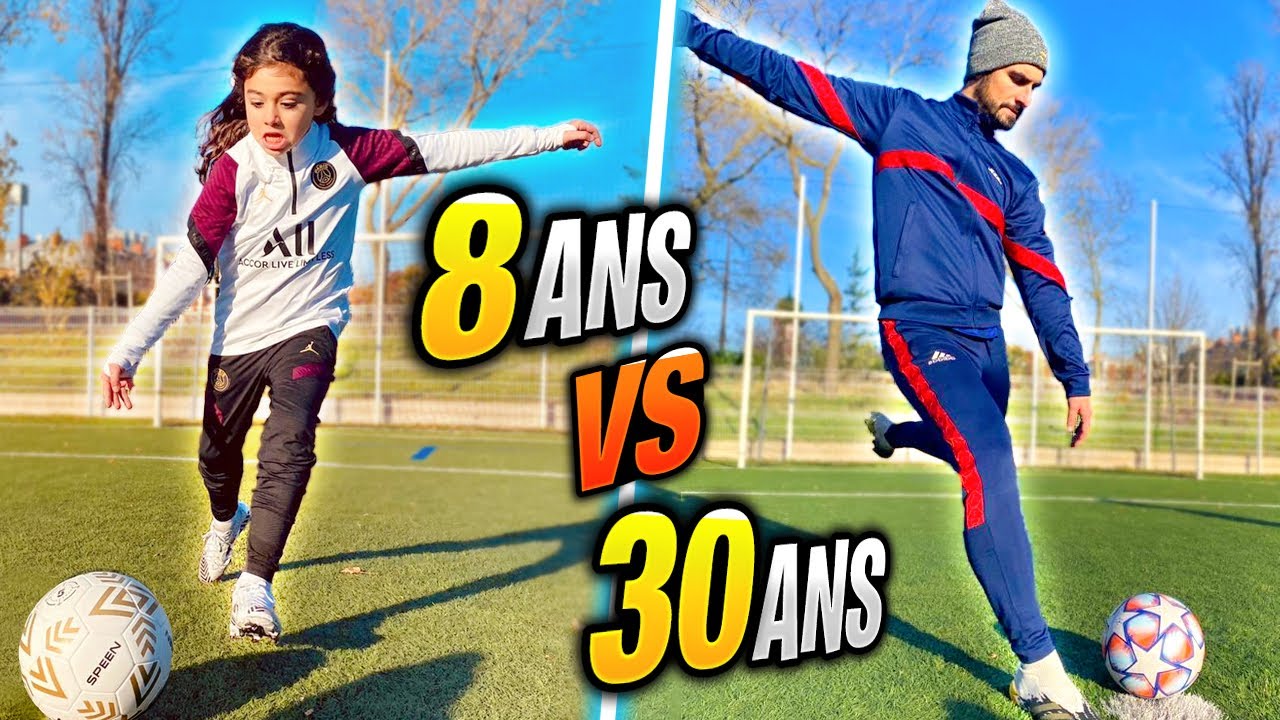 UN ENFANT AFFRONTE UN ADULTE AU FOOTBALL!