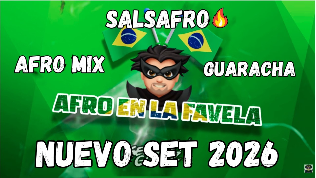 AFRO EN LA FAVELA🇧🇷💥 (Live Set GUARACHA 2026 #SALSAFRO) ✘ Sebastian Gomez DJ  (#Guaracha 2025 #Afro)