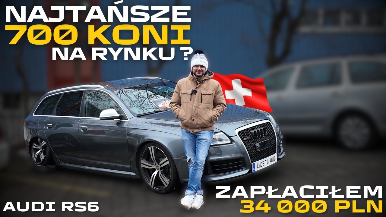 700 KM za 34 000 zł?! Audi RS6 V10 z aukcji w Szwajcarii!