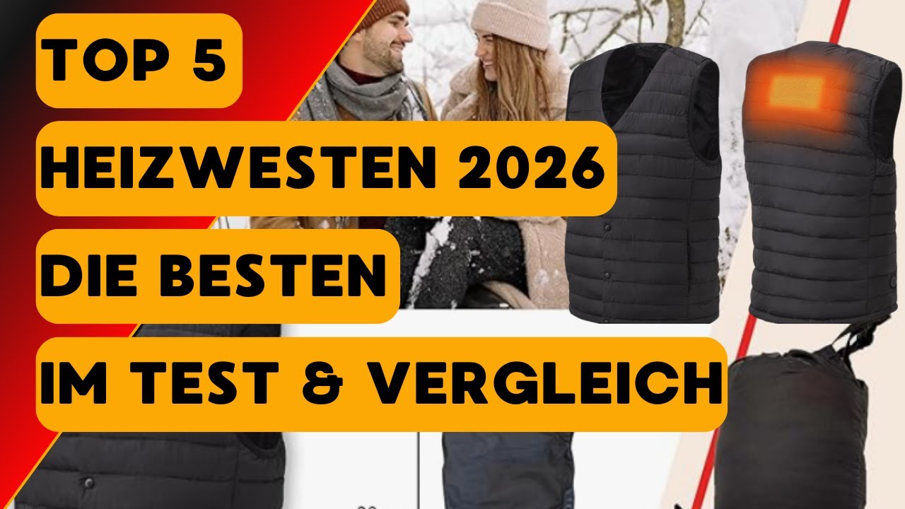 TOP 5 Heizwesten 2026 – Die besten beheizbaren Westen im Test & Vergleich
