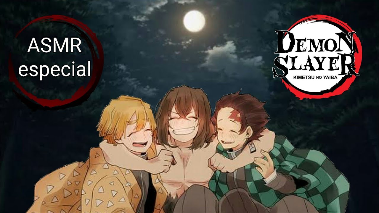 ASMR: Inosuke conversando sobre você com os amigos ~ especial com: Tanjiro, Zenitsu e Nezuko.❤🐗