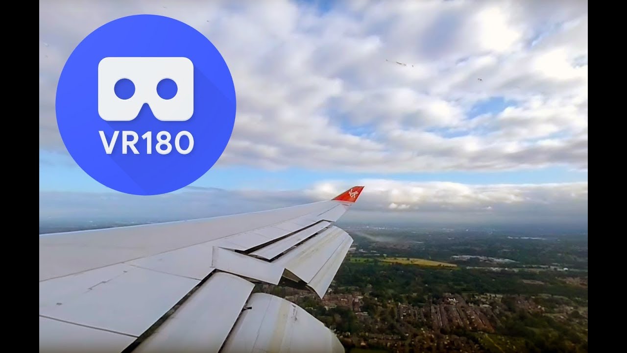 VR180 Landing Manchester boeing 747