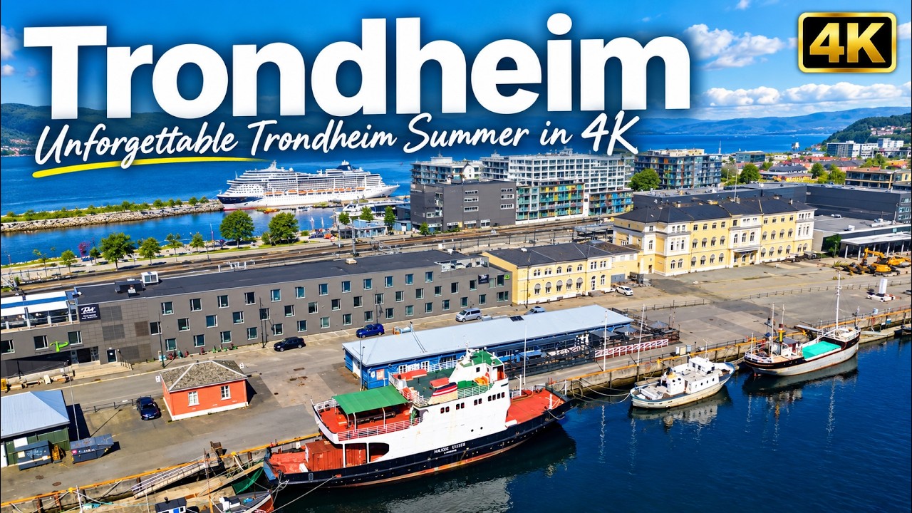 Unforgettable Trondheim Summer | 4K Visual Story | CaptainsVoyage