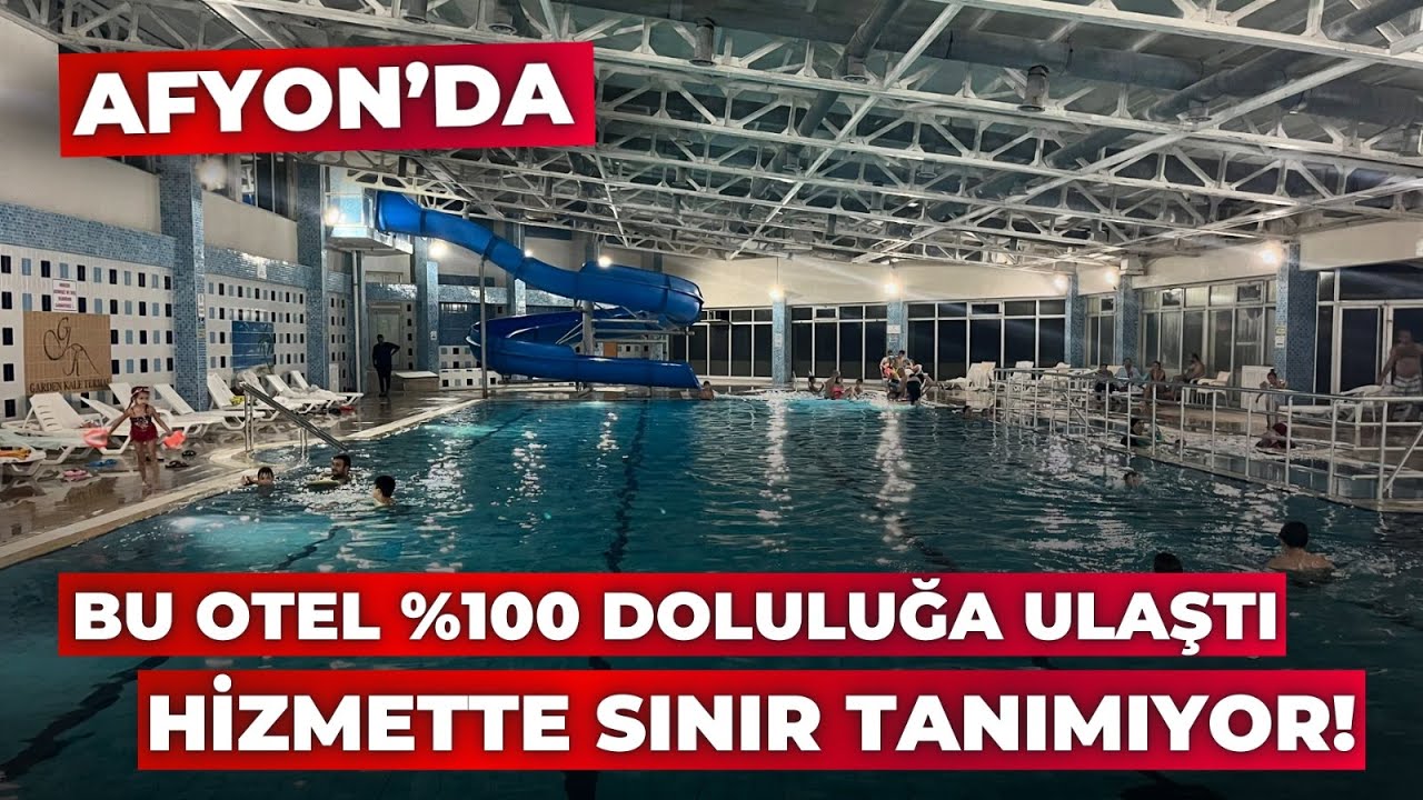 Afyon’da bu otel yüzde yüz doluluğa ulaştı: Hizmette sınır tanımıyor!