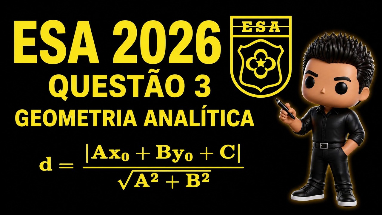 📘⚔️ ESA 2026 — Questão 3 | Resolução Rápida, Detalhada e com Macetes 🚀✨@profrodrigobarbosa