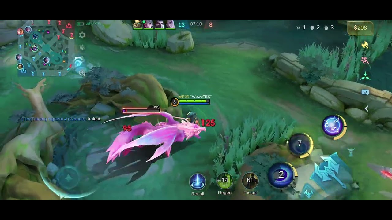 Push Rank hero Cyclops Mlbb otw 500 Match